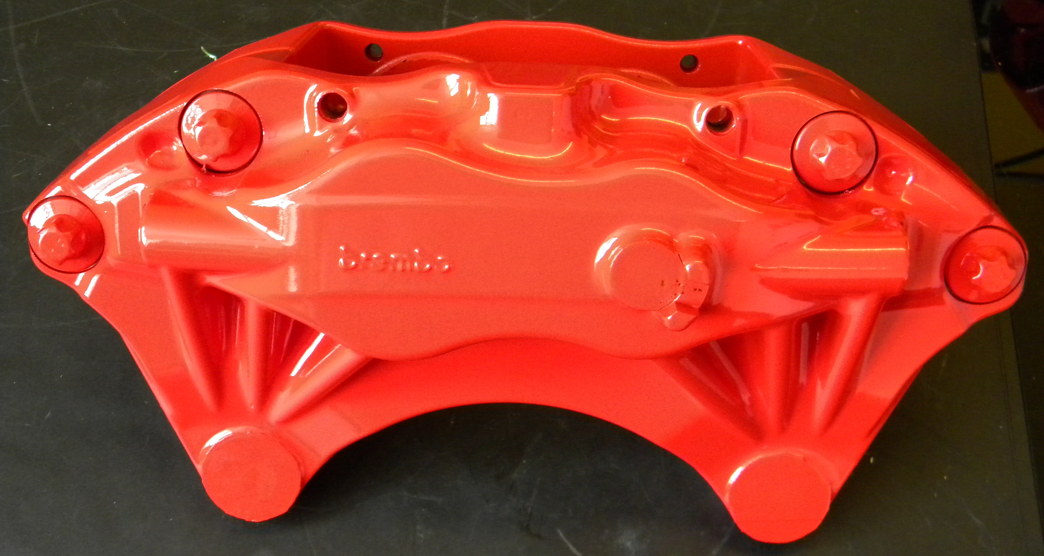 Ian of UK Detailing has just powder coated these Brembo calipers for a Porsche